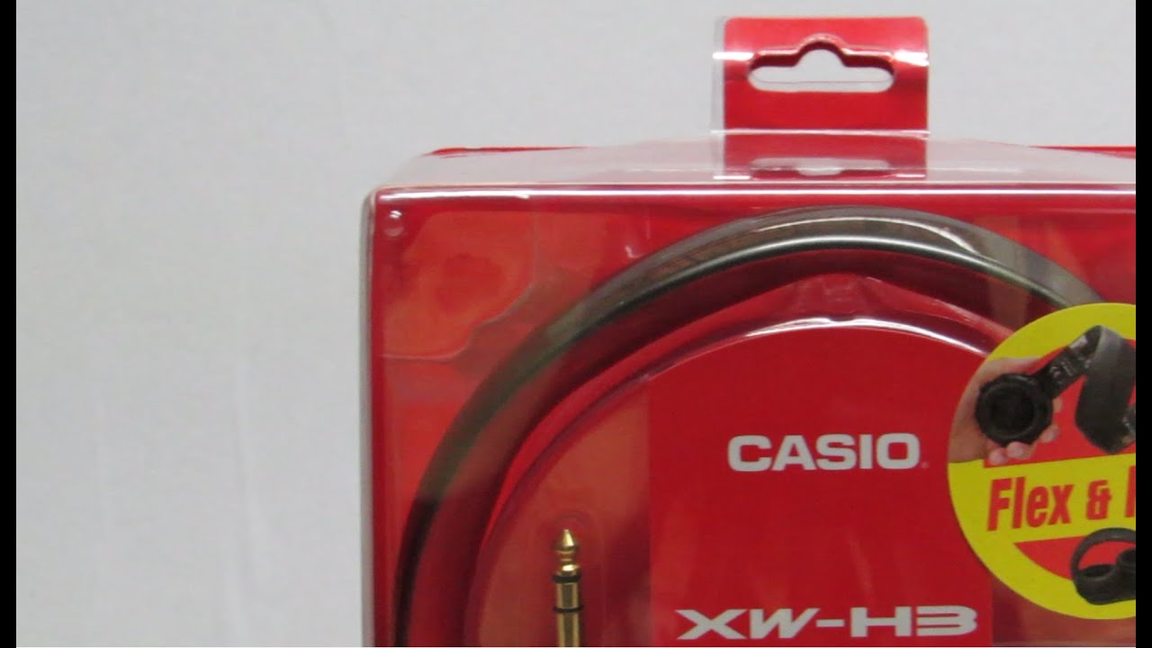 Casio XW-H1/XW-H3 Audífonos – Music Box tiendas musicales