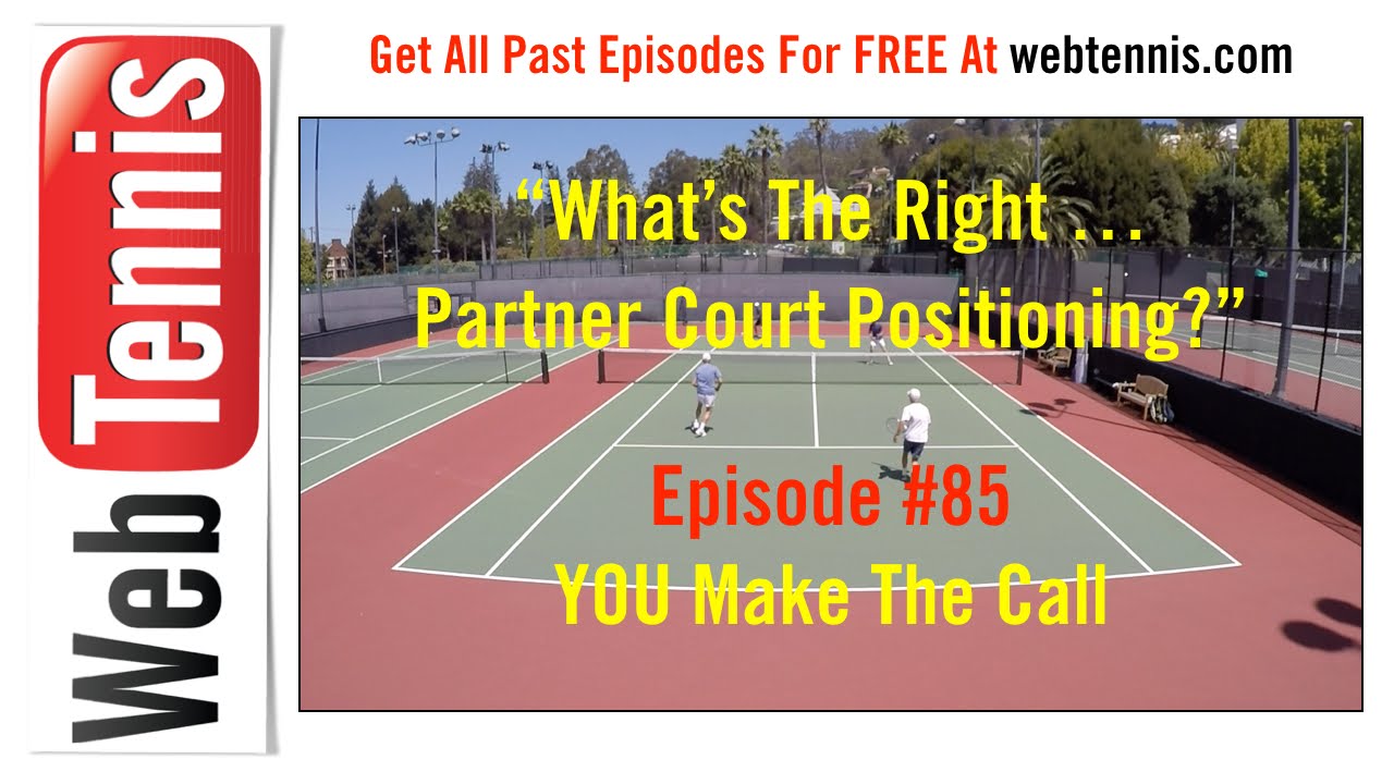 Tennis Doubles Strategy "What's The Right Shot?" 085 What's The
