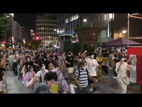 東京音頭　2022年浅草雷門盆踊り８