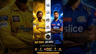 CSK vs MI 🔥 Tonight’s Blockbuster at Chepauk | IPL 2026 Shorts