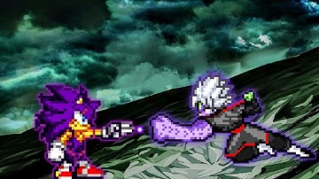 Multiverse Sonic V2 (all form) (New) VS Corrupted Zamasu V2 in Jump Force Mugen
