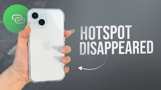 Why Hotspot iPhone Disappeared? (explained)
