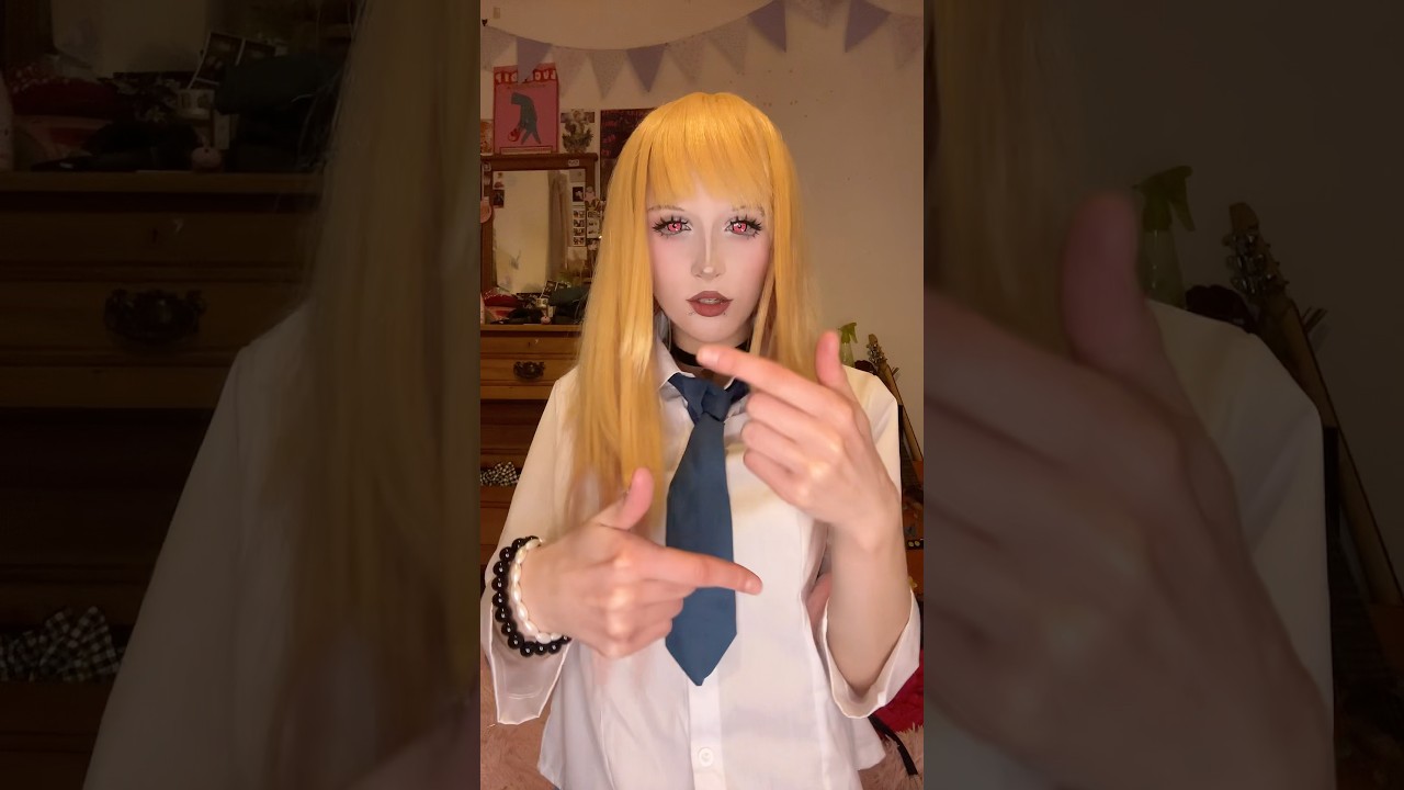 should i do a tutorial on this makeup? #marinkitagawacosplay #cosplay #cosplayer #mydressupdarling
