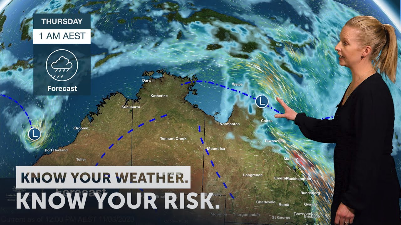 Severe Weather Update: tropical low bringing severe weather to Qld, 11 ...