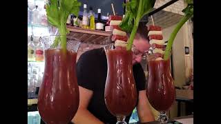 WiscoMary Badger Bar Bloody Mary!