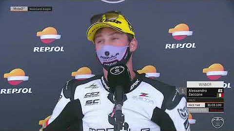 Race Winner's Interview: Alessandro Zaccone (Engli...