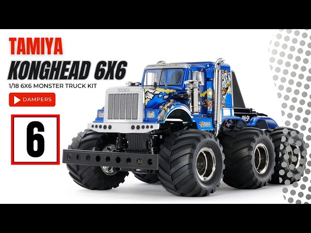 DAMPERS | Tamiya Konghead 6x6 G6-01 1/18 Monster Truck Kit