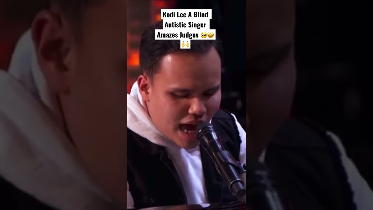 Kodi Lee A Blind Autistic Singer Amazes Judges 🥺🤩🙌 #americasgottalent #foryoupage #kodilee