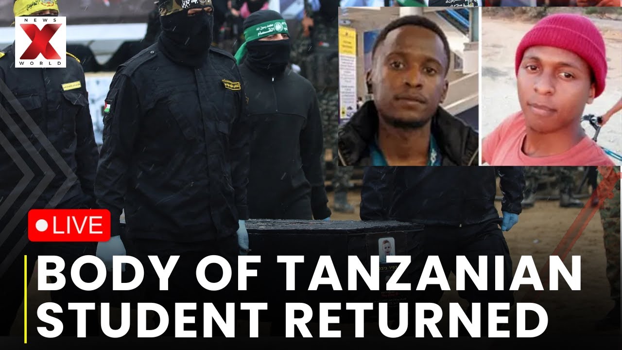 Tanzanian Hostage LIVE: Israel Confirms Remains Of Tanzanian Student Returned By Hamas | NewsX World