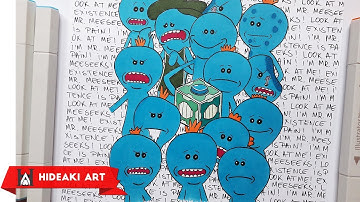 Speed Drawing Mr. Meeseeks || Rick and Morty