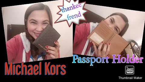 Holiday Gift Michael Kors 2 in 1 Passport Holder na Wallet pa