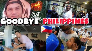 Ang LUNGKOT ng pag alis namin ng PHILIPPINES | Ang hirap mag paalam sa PAMILYA