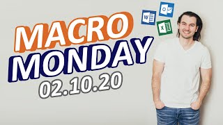 Macro Monday 02.10.20