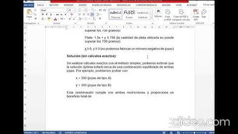 Video Método Simplex (David Ratmiroff)