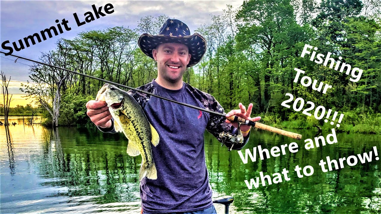 Clear Water Bass Fishing Lake Summit Fishing Tour 2020 Drop Shots
