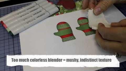 Adding Texture with Copic Colorless Blender Solution.m4v