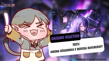 【HOLOLIVE ORISONG REACTION】100% - Moona x Nerissa| [VTUBER ID] #hololive #song