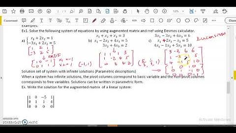 Linear Algebra Ch 1.2 Row Reduction and Echelon Form