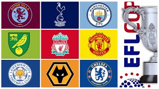 EFL Carabao Cup Winners 1961 to 2024