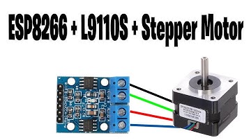 ESP8266 NodeMCU  Drive a Stepper Motor with L9110 dual H-bridge