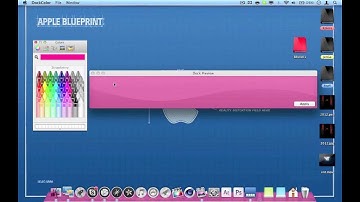 Change mac dock colour :Tutorial #1