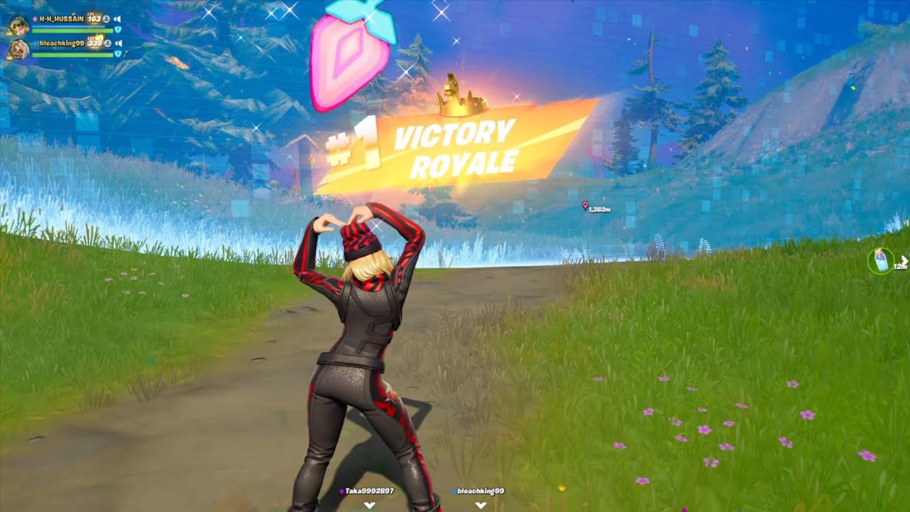 FFC CHLOE KIM SKIN GAMEPLAY IN FORTNITE! (HOME KIT RED STYLE) YouTube