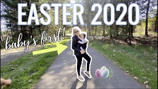 BABY'S FIRST EASTER 2020 // EASTER IN QUARANTINE // 9 MONTH OLD BABY'S EASTER // RACHEL K