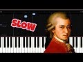 Mozart - Minuet in D Major (k94) - Easy Piano Music - EASY&amp;SLOW