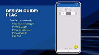 How to use flag design guide - Brady Express Labels App screenshot 2