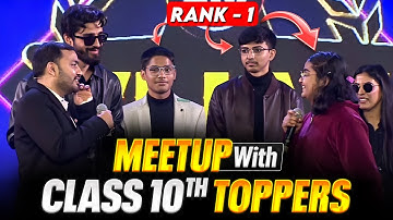 Alakh Sir Meet With 2025 Class 10th Toppers 🔥 | Class 10 Rank 1 Gang