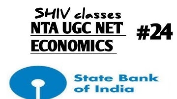 State Bank of India||UGC NET ECONOMICS||by Shivangi Bhatt @SHIVclasseseconomics