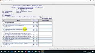 HƯỚNG DẪN LẬP TỜ KHAI THUẾ TNCN THEO THÁNG