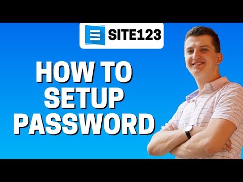 How To Set Website With Password Access In Site123