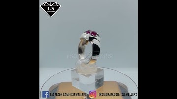 Natural Kabul Ruby Gemstone Ring , Afghanistan Unheated Untreated Ruby Ring , Jagdalek Ruby Ring