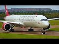 Wet &amp; Windy Day Plane Spotting at Edinburgh Airport, EDI - 04/10/23