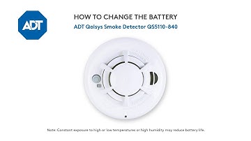 How to change the battery in your ADT Qolsys Smoke Detector QS5110-840