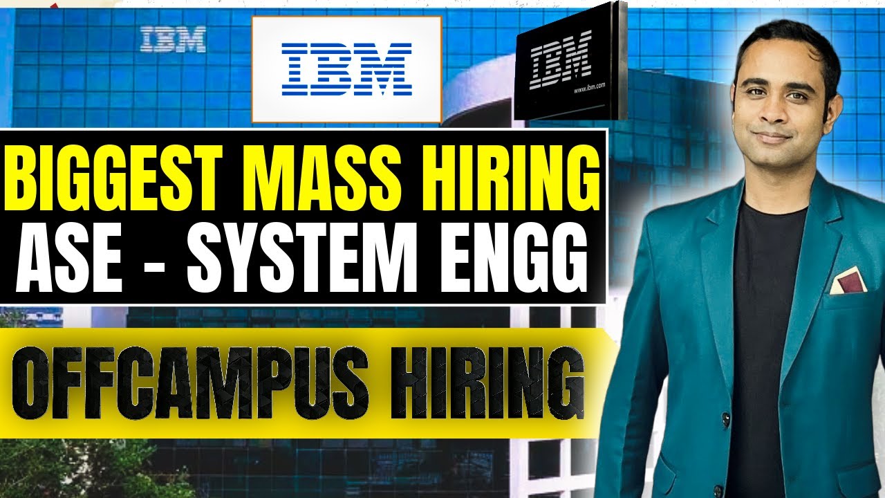 IBM biggest Hiring | Associate System Engineer | Batch 2025 | Batch ...