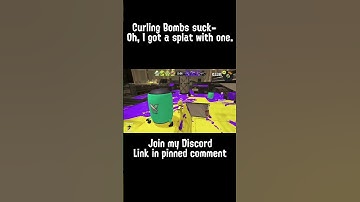 Curling Bombs SUCK- oh, I got a splat with it in #splatoon3       #nintendo #nintendoswitch