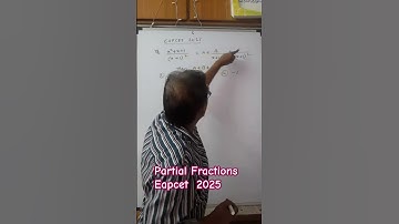Partial  Fractions  EAPCET  2025