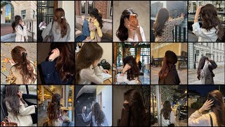 🦋Trending Korean Style & Street Walk Girls DP🔥 2026 Beret Cap Coffee Cup & Autumn Vibes For WhatsApp screenshot 1