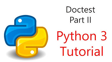 Python Programming - Doctest Part 2
