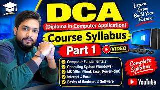 DCA Computer Course Syllabus 2026 ! Complete जानकारी हिंदी में ! DCA में क्या-क्या सिखाया जाता है ! screenshot 4