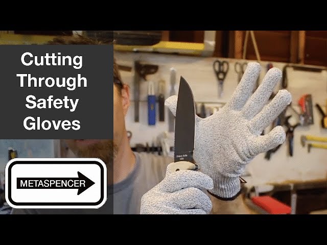 Cutting Through Cut Resistant Gloves 