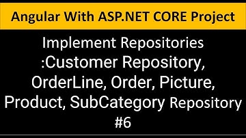 ASP.NET CORE With Angular Tutorials for Beginners Part-6 :  Ecommerce Project Start to End