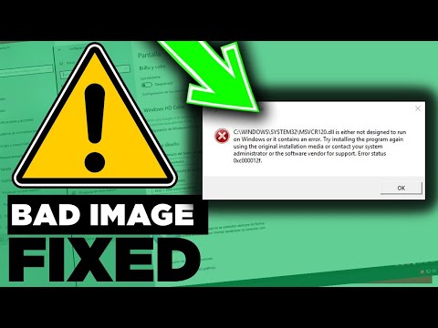 ✅ How To Fix BAD IMAGE ERROR 0xc000012f On WINDOWS 10