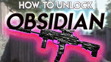 How to Unlock OBSIDIAN in Modern Warfare!!! MODERN WARFARE NEW CAMO!!