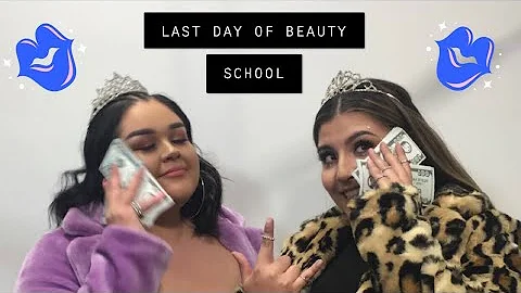 GRWM || LAST DAY OF BEAUTY SCHOOL || PAUL MITCHELL