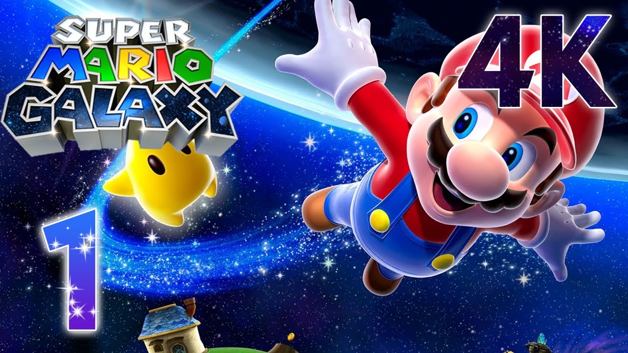 Super Mario Galaxy 🌌 4K #1 Ich fliege durch die 4K Galaxie - YouTube