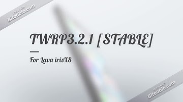 Latest Twrp recovery for Lava iris X8
