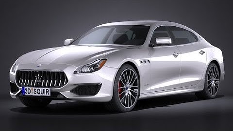 3D Model Maserati Quattroporte 2017 at 3DExport.com